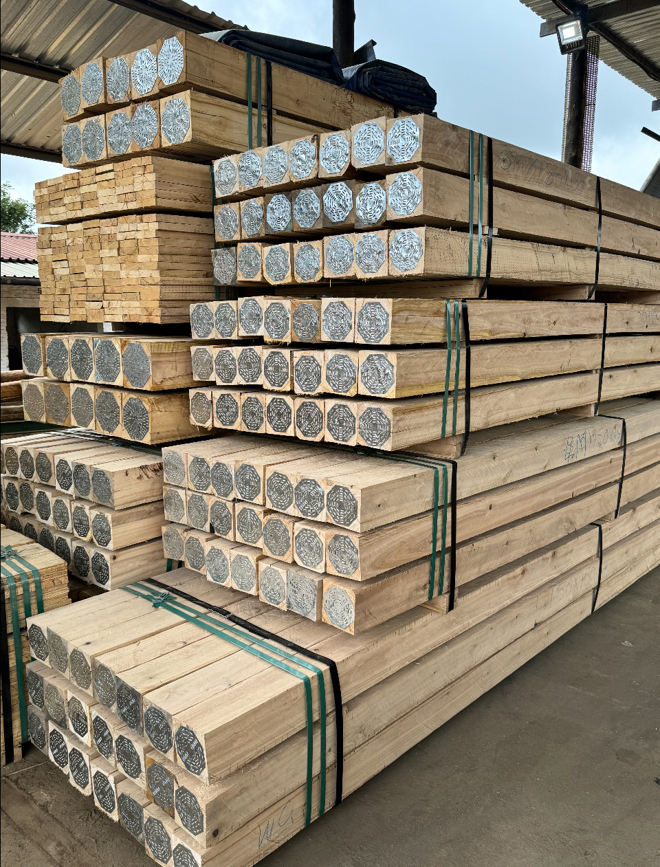 Gezaagd Eucalyptus constructiehout